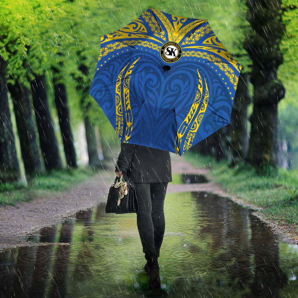 Oceania Football Solomon Kings Umbrella Polynesian Tribal Pattern
