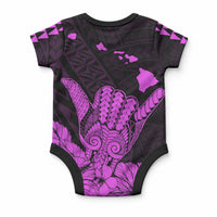 Hawaii Shaka Sign Baby Onesie Purple Version LT9 - Polynesian Pride