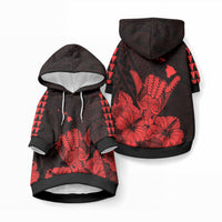 Hawaii Shaka Sign Pet Hoodie Red Version LT9 Pullover Red - Polynesian Pride