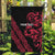 All Black Maori Tribal Tattoo Personalised Garden Flag Classic Red Polynesian Style - Polynesian Pride