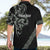 All Black Maori Tribal Tattoo Personalised Hawaiian Shirt Moss Green Polynesian Style - Polynesian Pride
