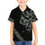 All Black Maori Tribal Tattoo Personalised Hawaiian Shirt Moss Green Polynesian Style - Polynesian Pride