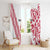 All White Maori Tribal Tattoo Personalised Window Curtain Classic Red Polynesian Style - Polynesian Pride