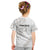 All White Maori Tribal Tattoo Personalised Kid T Shirt Stone Gray Polynesian Style - Polynesian Pride