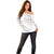 All White Maori Tribal Tattoo Personalised Off Shoulder Sweater Stone Gray Polynesian Style - Polynesian Pride