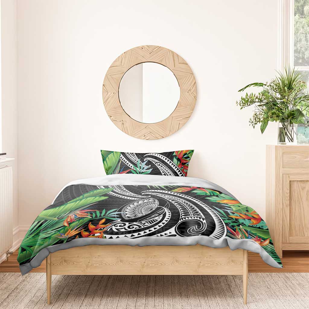 Polynesian Pacific Rugby Tribal Bedding Set Tropical Vibe