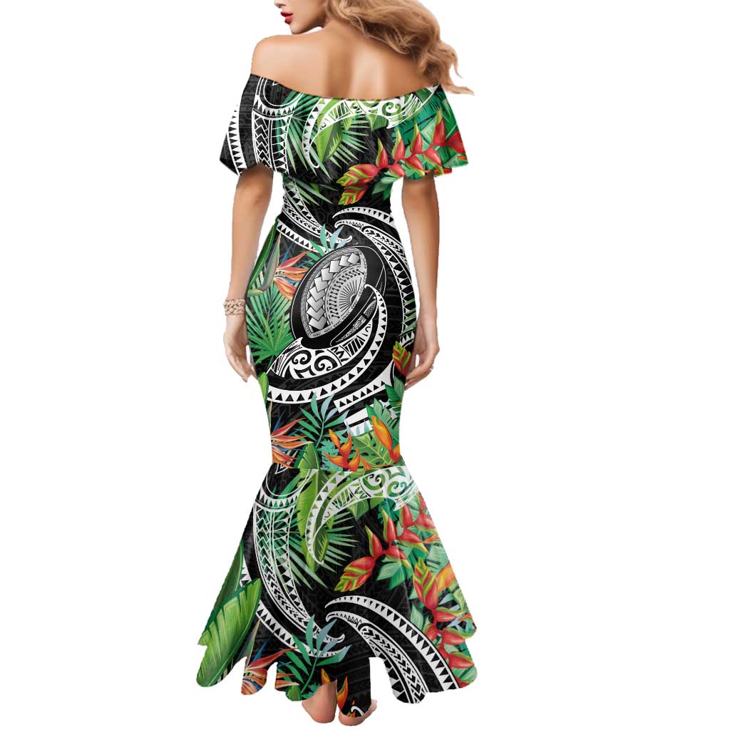 Polynesian Pacific Rugby Tribal Family Matching Mermaid Dress and Hawaiian Shirt Tropical Vibe LT9 - Polynesian Pride