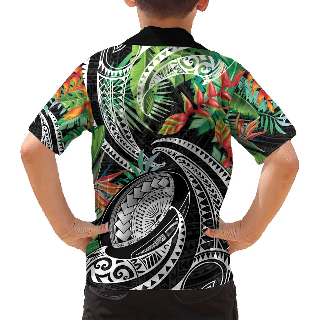 Polynesian Pacific Rugby Tribal Family Matching Summer Maxi Dress and Hawaiian Shirt Tropical Vibe LT9 - Polynesian Pride