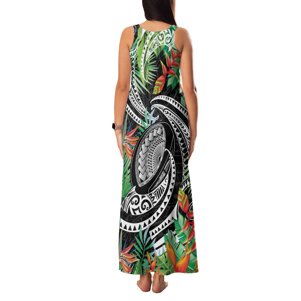 Polynesian Pacific Rugby Tribal Family Matching Tank Maxi Dress and Hawaiian Shirt Tropical Vibe LT9 - Polynesian Pride