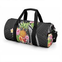 Hau'oli Makahiki Hou Duffle Bag Aloha Pineapple Tropical Vibe LT9 - Polynesian Pride