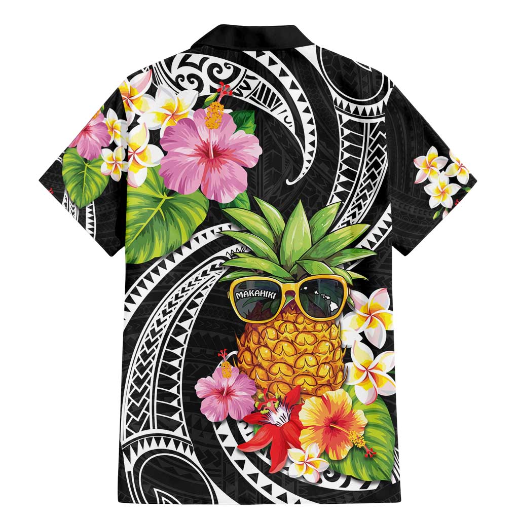 Hau'oli Makahiki Hou Family Matching Mermaid Dress and Hawaiian Shirt Aloha Pineapple Tropical Vibe LT9 - Polynesian Pride