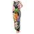 Hau'oli Makahiki Hou Tank Maxi Dress Aloha Pineapple Tropical Vibe