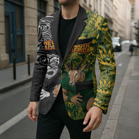Custom New Zealand vs South Africa Blazer Rugby Rivalry Two Nations One Battle LT9 - Polynesian Pride