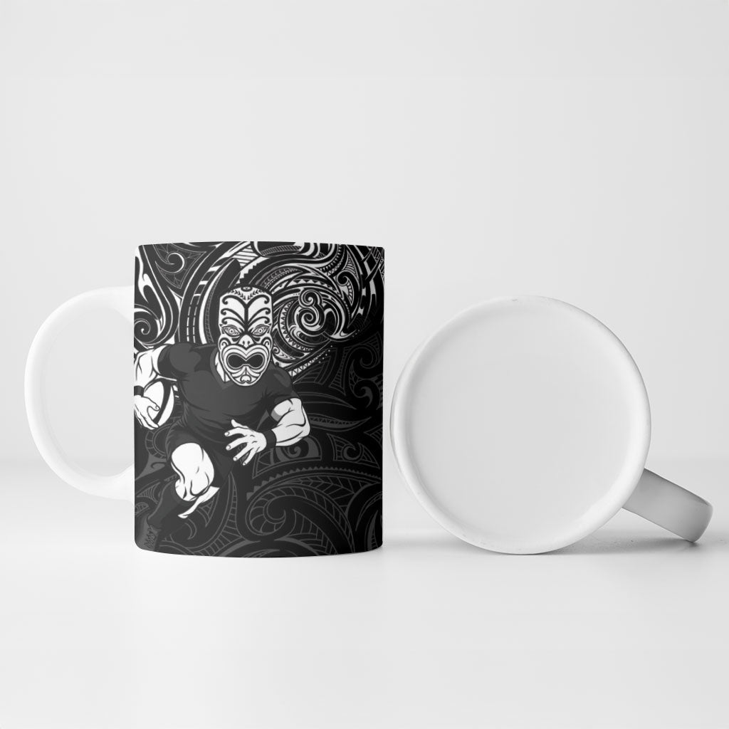 New Zealand vs South Africa Ceramic Mug Rugby Rivalry Two Nations One Battle LT9 - Polynesian Pride