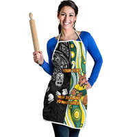 Custom Australia vs New Zealand Apron Rugby Rivalry Two Nations One Battle LT9 - Polynesian Pride