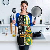 Custom Australia vs New Zealand Apron Rugby Rivalry Two Nations One Battle LT9 - Polynesian Pride