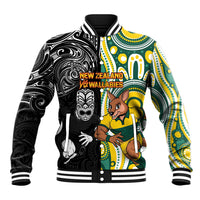 Custom Australia vs New Zealand Baseball Jacket Rugby Rivalry Two Nations One Battle LT9 Unisex Multicolor - Polynesian Pride