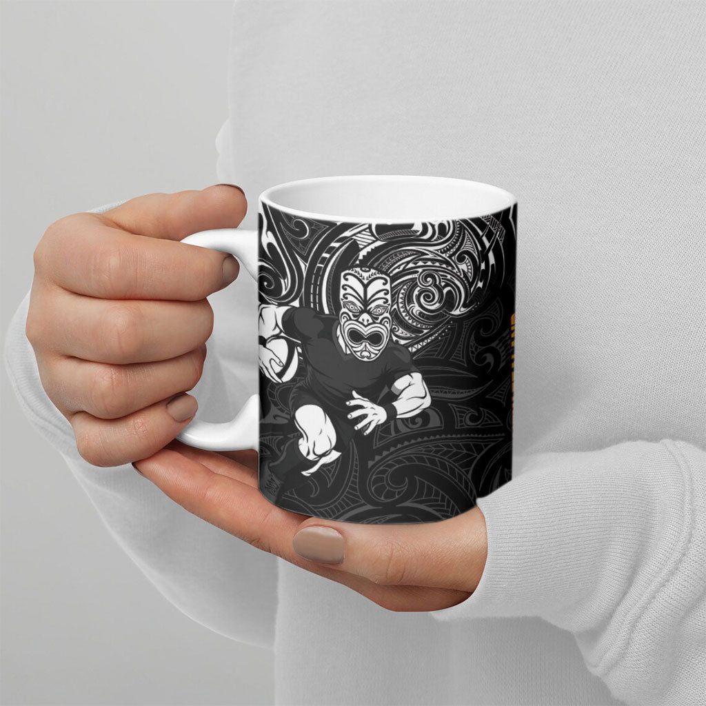 Australia vs New Zealand Ceramic Mug Rugby Rivalry Two Nations One Battle LT9 - Polynesian Pride