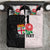 Custom Fiji England Rugby Bedding Set Tapa Pattern and Rose Flower World Cup 2023 LT9 White - Polynesian Pride