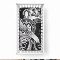 Aloha Black Tribal Honu Tattoo Baby Bed Cover LT9 28 × 52 in Black - Polynesian Pride