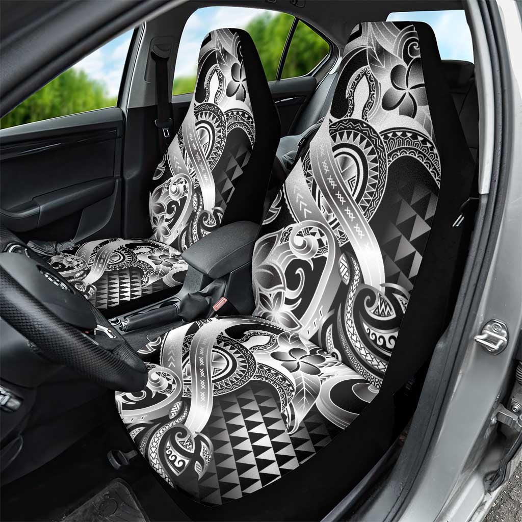Aloha Black Tribal Honu Tattoo Car Seat Cover