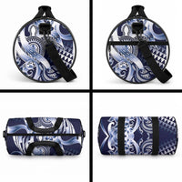 Aloha Blue Tribal Honu Tattoo Duffle Bag LT9 - Polynesian Pride