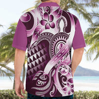 Aloha Pink Tribal Honu Tattoo Hawaiian Shirt