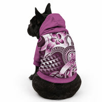 Aloha Pink Tribal Honu Tattoo Pet Hoodie LT9 - Polynesian Pride