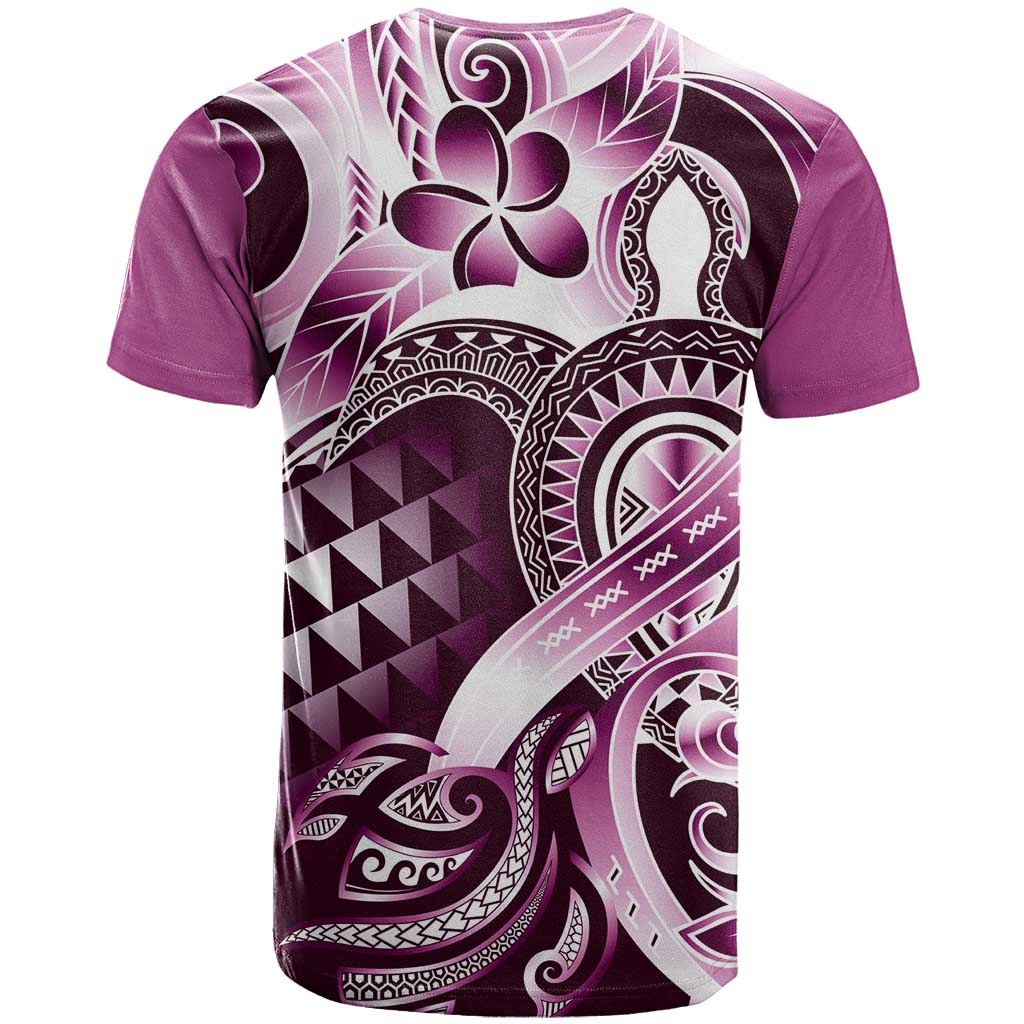 Aloha Pink Tribal Honu Tattoo T Shirt