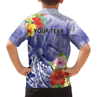 Personalised Chuuk States Humpback Whale Family Matching Summer Maxi Dress and Hawaiian Shirt Polynesian Tropical Flowers LT9 - Polynesian Pride