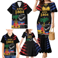 Haiti Independence Day Family Matching Mermaid Dress and Hawaiian Shirt The First Black Republic Since 1804 LT9 - Polynesian Pride