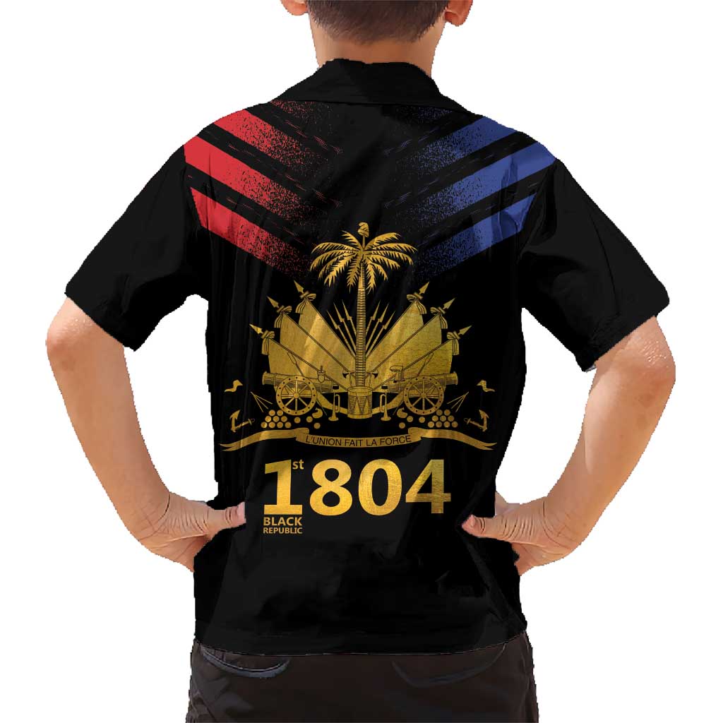 Haiti Independence Day Kid Hawaiian Shirt The First Black Republic Since 1804