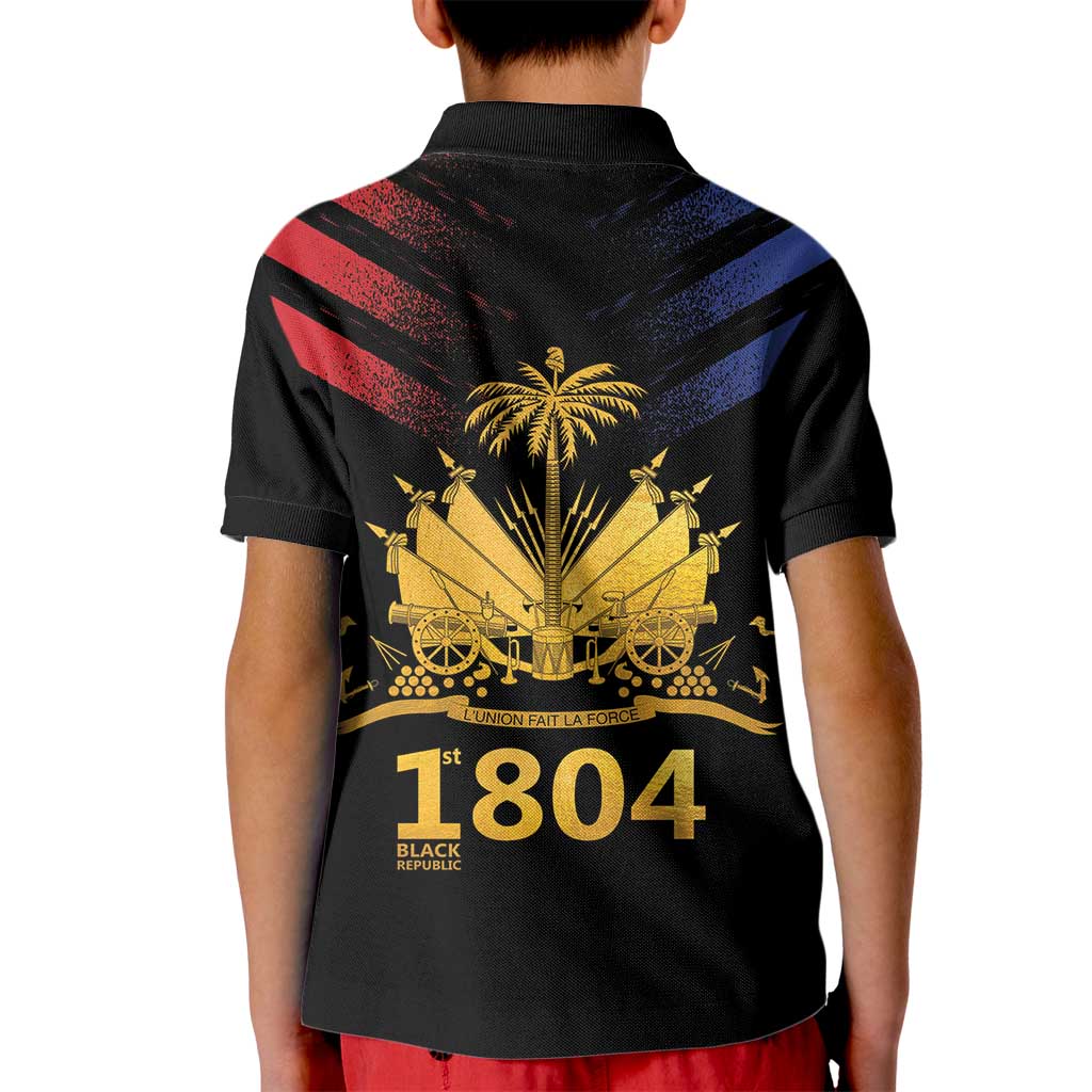Haiti Independence Day Kid Polo Shirt The First Black Republic Since 1804