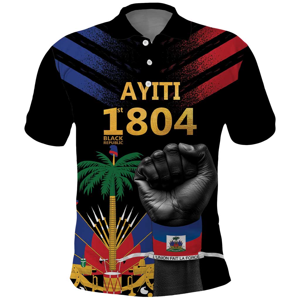 Haiti Independence Day Polo Shirt The First Black Republic Since 1804