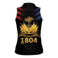Haiti Independence Day Women Sleeveless Polo Shirt The First Black Republic Since 1804