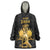 Haitian Negre Marron 1804 Wearable Blanket Hoodie Black Polynesian Pattern