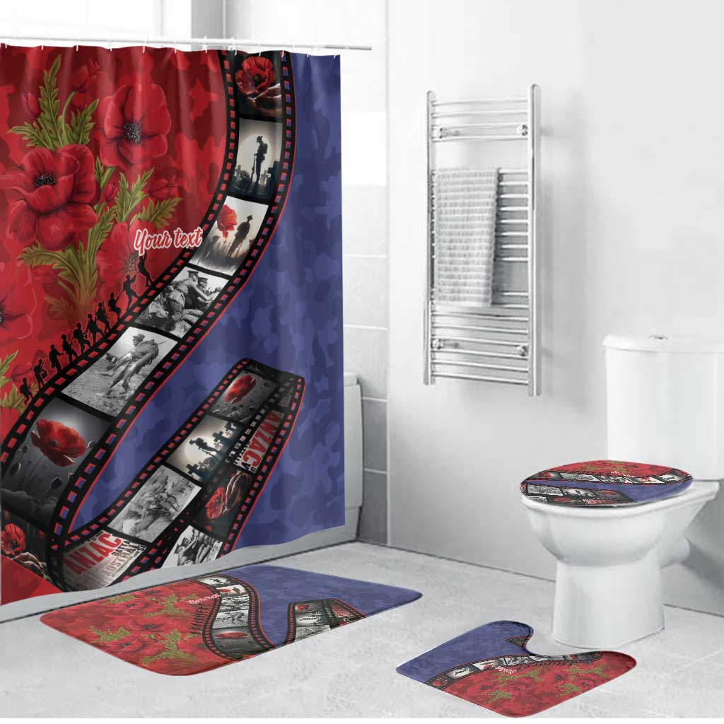 Personalised ANZAC Spirit 1915-2026 Filmstrip Tribute Bathroom Set Lest We Forget 25 April