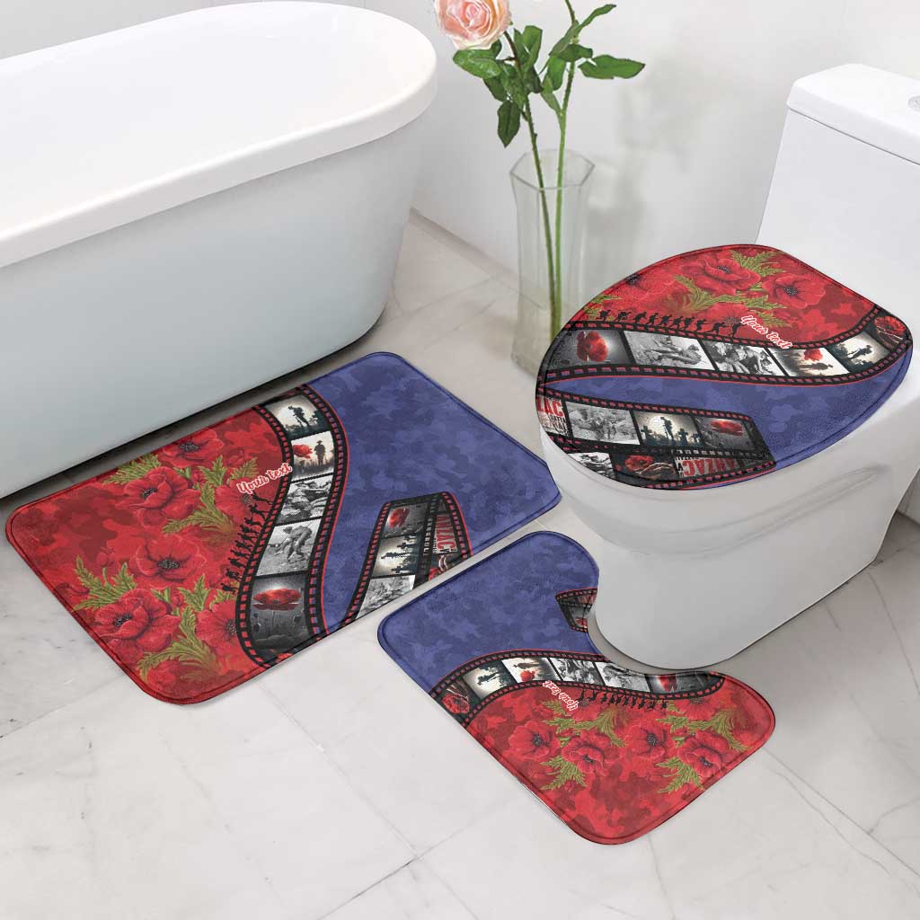 Personalised ANZAC Spirit 1915-2026 Filmstrip Tribute Bathroom Set Lest We Forget 25 April