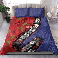 Personalised ANZAC Spirit 1915-2026 Filmstrip Tribute Bedding Set Lest We Forget 25 April
