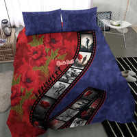 Personalised ANZAC Spirit 1915-2026 Filmstrip Tribute Bedding Set Lest We Forget 25 April