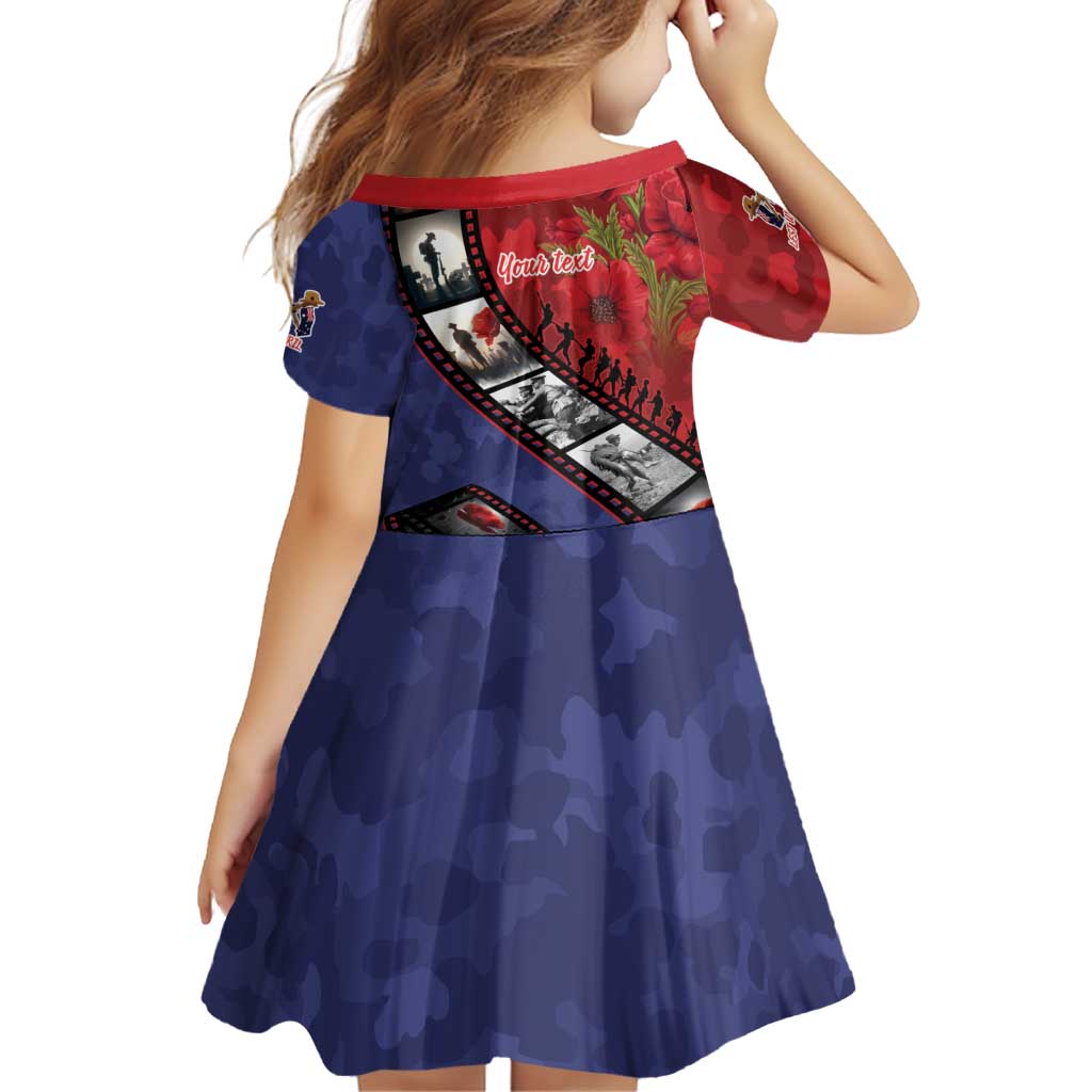 Personalised ANZAC Spirit 1915-2026 Filmstrip Tribute Family Matching Off Shoulder Maxi Dress and Hawaiian Shirt Lest We Forget 25 April LT9 - Polynesian Pride