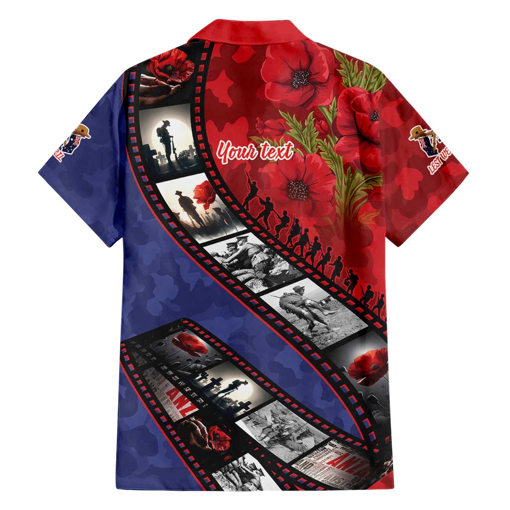 Personalised ANZAC Spirit 1915-2026 Filmstrip Tribute Family Matching Short Sleeve Bodycon Dress and Hawaiian Shirt Lest We Forget 25 April LT9 - Polynesian Pride