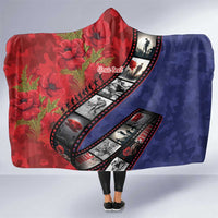Personalised ANZAC Spirit 1915-2026 Filmstrip Tribute Hooded Blanket Lest We Forget 25 April