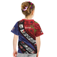 Personalised ANZAC Spirit 1915-2026 Filmstrip Tribute Kid T Shirt Lest We Forget 25 April