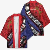 Personalised ANZAC Spirit 1915-2026 Filmstrip Tribute Kimono Lest We Forget 25 April