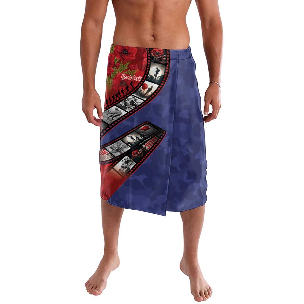 Personalised ANZAC Spirit 1915-2026 Filmstrip Tribute Lavalava Lest We Forget 25 April