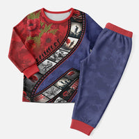 Personalised ANZAC Spirit 1915-2026 Filmstrip Tribute Pajama Set Lest We Forget 25 April