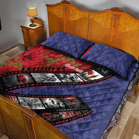 Personalised ANZAC Spirit 1915-2026 Filmstrip Tribute Quilt Bed Set Lest We Forget 25 April