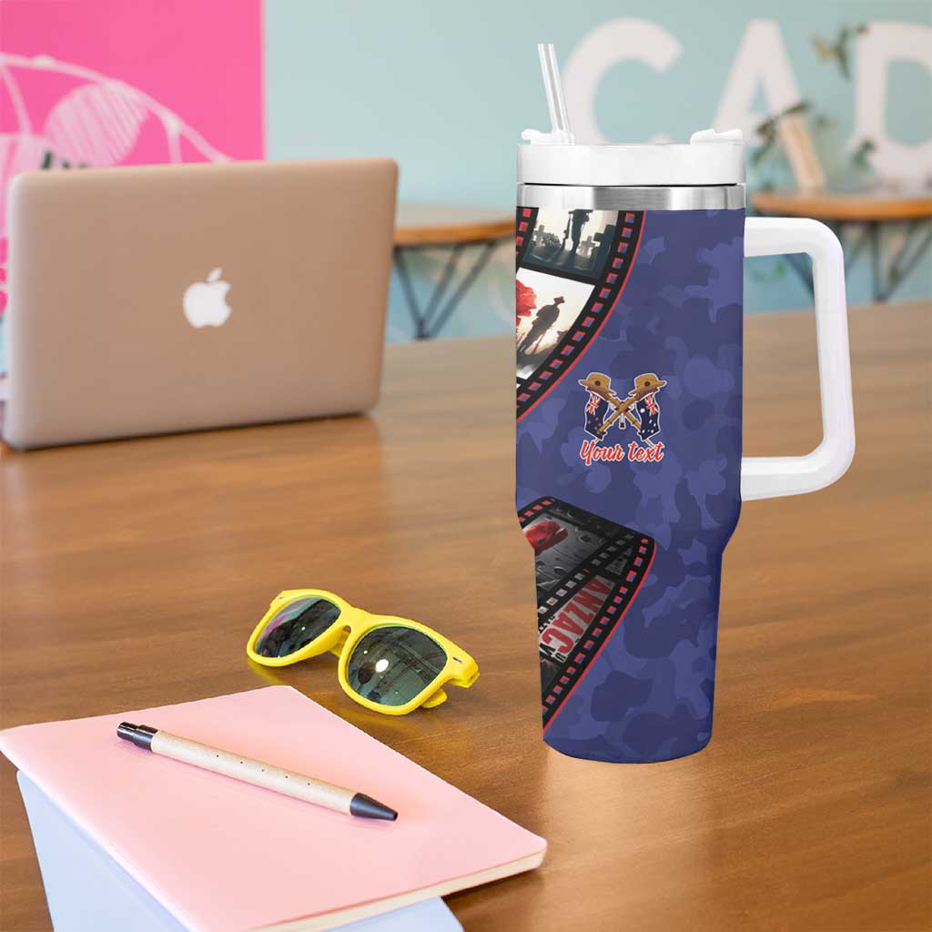 Personalised ANZAC Spirit 1915-2026 Filmstrip Tribute Tumbler With Handle Lest We Forget 25 April