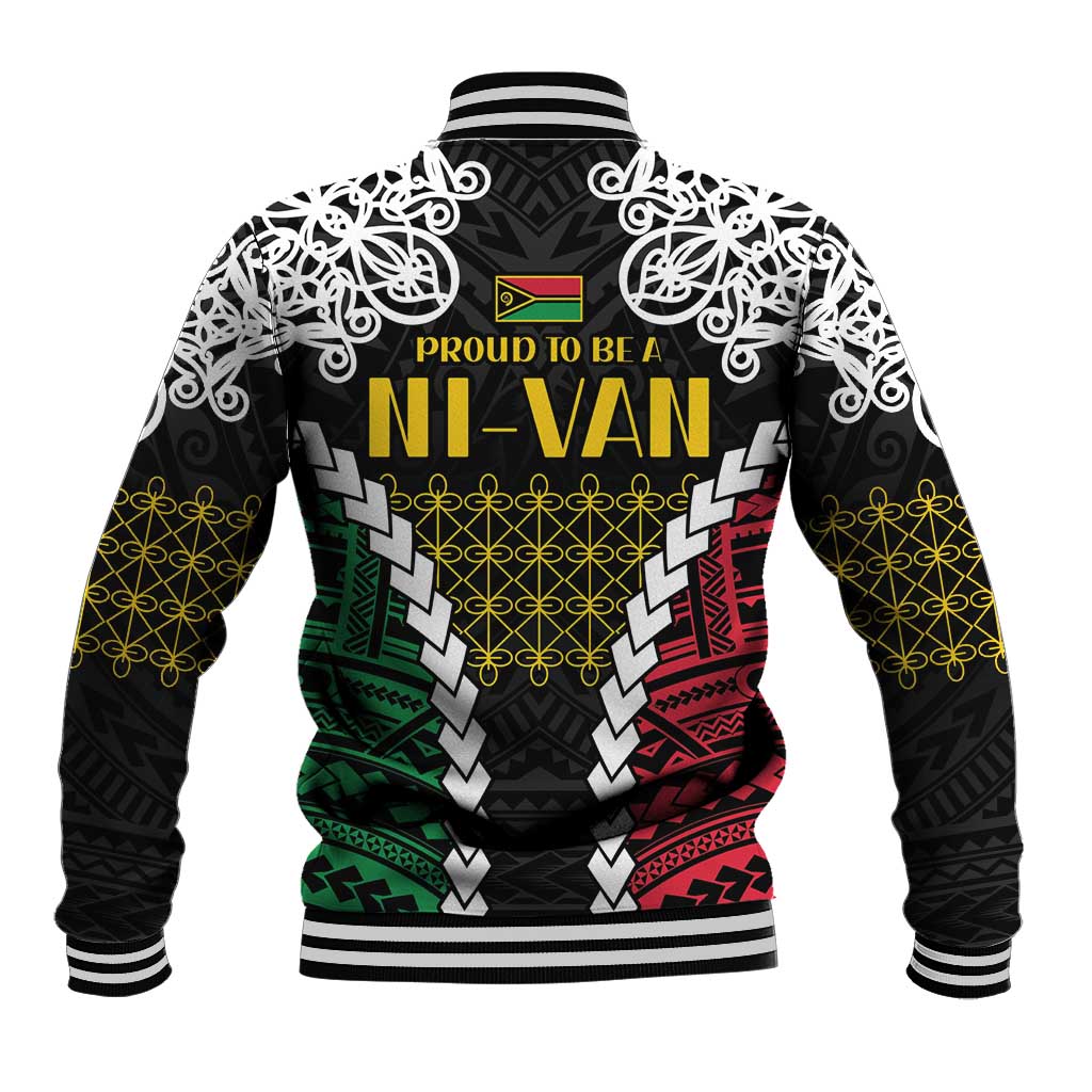 Halo Vanuatu Pride Baseball Jacket Vanuatuan Sand Drawing Pattern